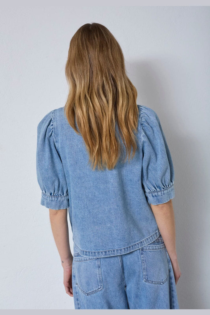 Co´Couture - Asjacc Denim Blouse 45140 - 552 - Denim Blue