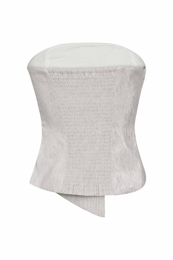 Co´Couture - Biacc Knot Tube Top 45191 - 930 - Silver