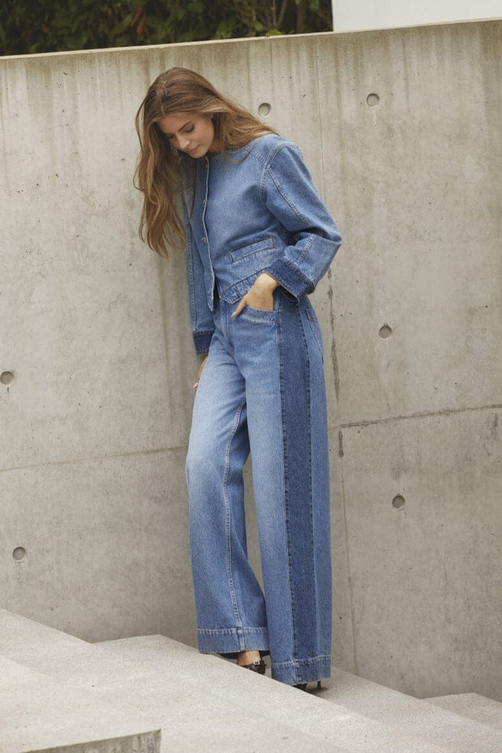 Co´Couture - Bilbaocc Wide Jeans 31627 - 552 - Denim Blue Bukser 