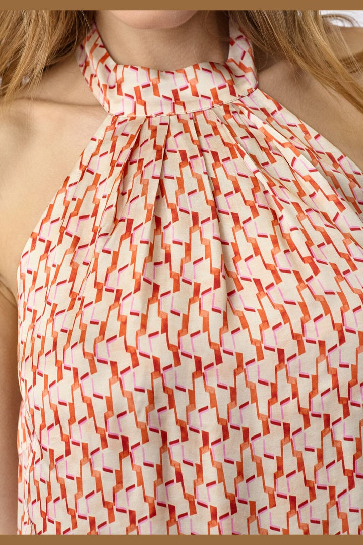 Co´Couture - Carminecc Halter Top 45169 - 66 - Flame