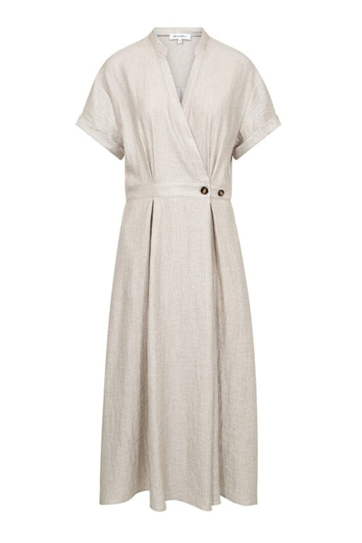 Co´Couture - Chercc Wrap Ss Dress 46124 - 930 - Silver