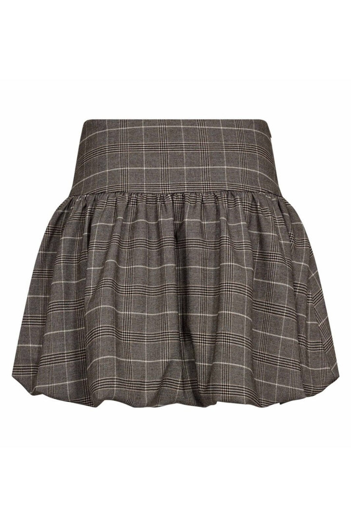 Co´Couture - Claudinecc Balloon Mini Skirt 34221 - 154 - Walnut