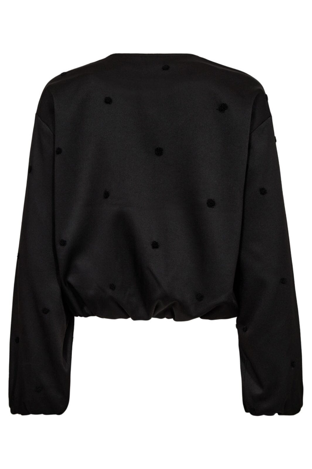 Co´Couture - Clovercc Dot Balloon Jacket 30347 - 96 - Black