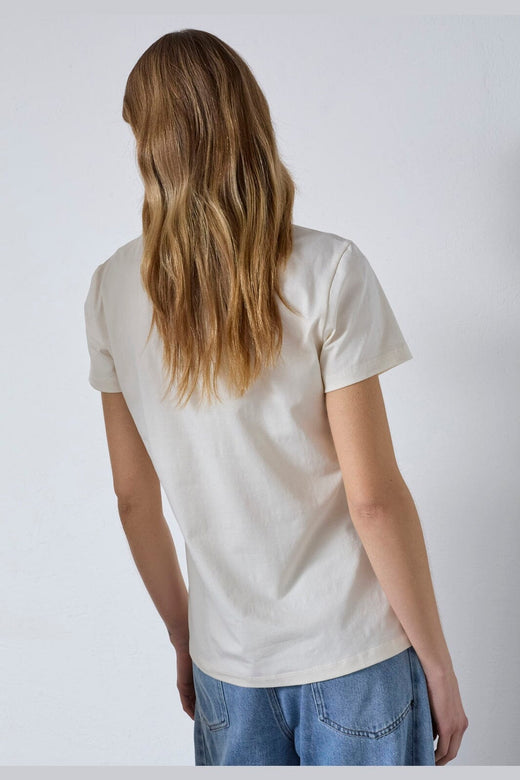 Co´Couture - Cocouturecc Tee 43002 - 11 - Off White