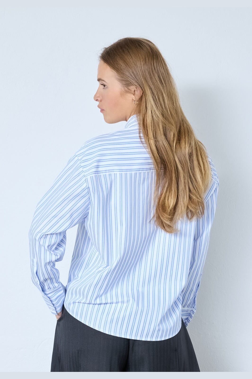 Co´Couture - Devincc Stripe Tie Shirt 45018 - 17 - Blue