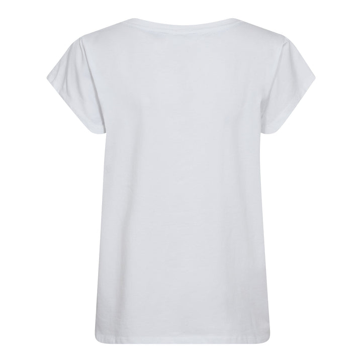 Co´couture - Dustcc Print Tee 33085 - 40061 Whiteink T-shirts 