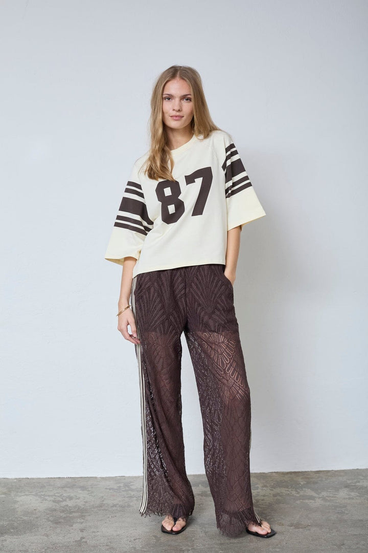 Co´Couture - Elycc 87 Tee Sweat 47012 - 19946 - Bone/Brown