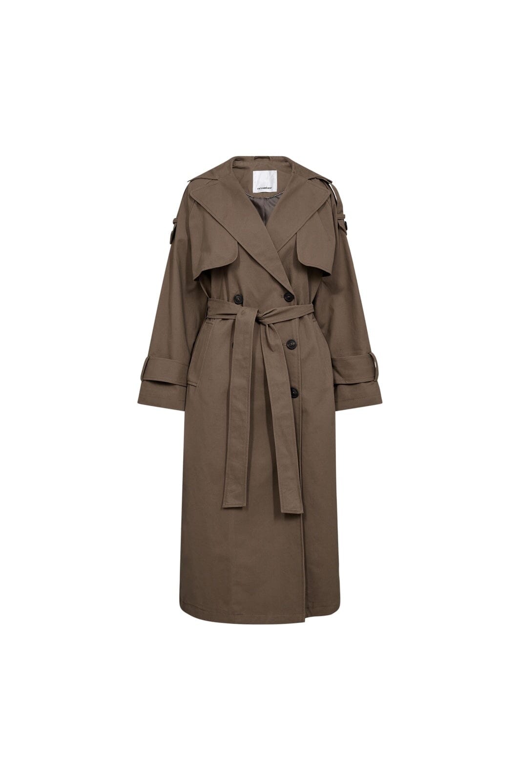 Co´Couture - Ethancc Trench Coat 40016 - 154 - Walnut