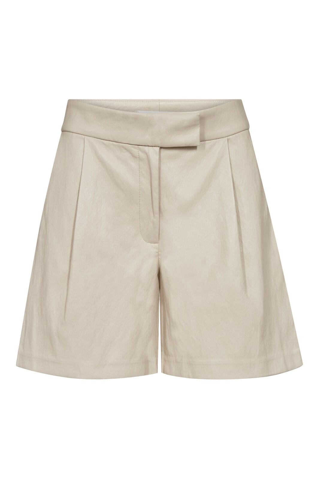Co´Couture - Gittcc Pleat Shorts 41070 - 199 - Bone