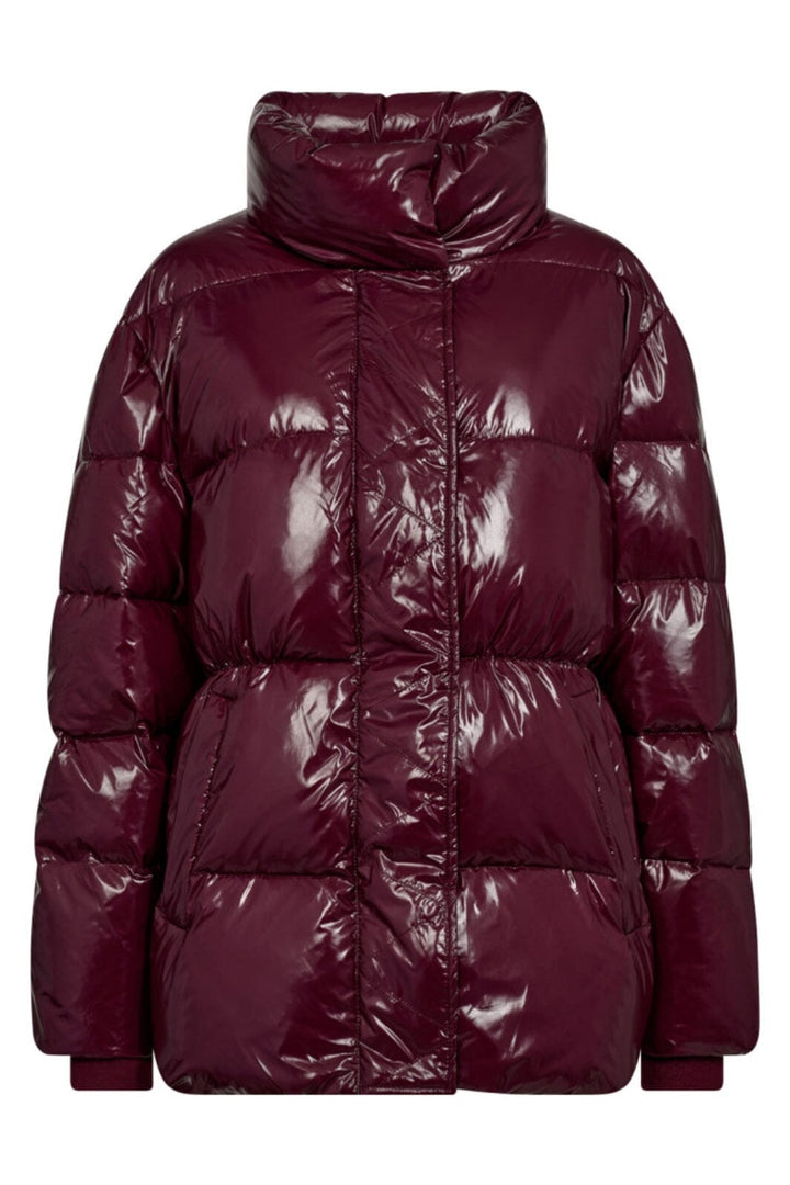 Co´Couture - Glossycc Puffer Jacket 30351 - 67 - Plum