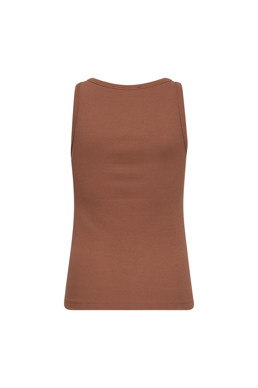 Co´Couture - Grannycc Rib Solid Emb Tank 43009 - 35 - Suntan