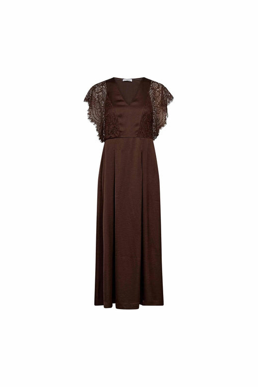 Co´Couture - Iduncc Lace Dress 46125 - 145 - Dark Brown