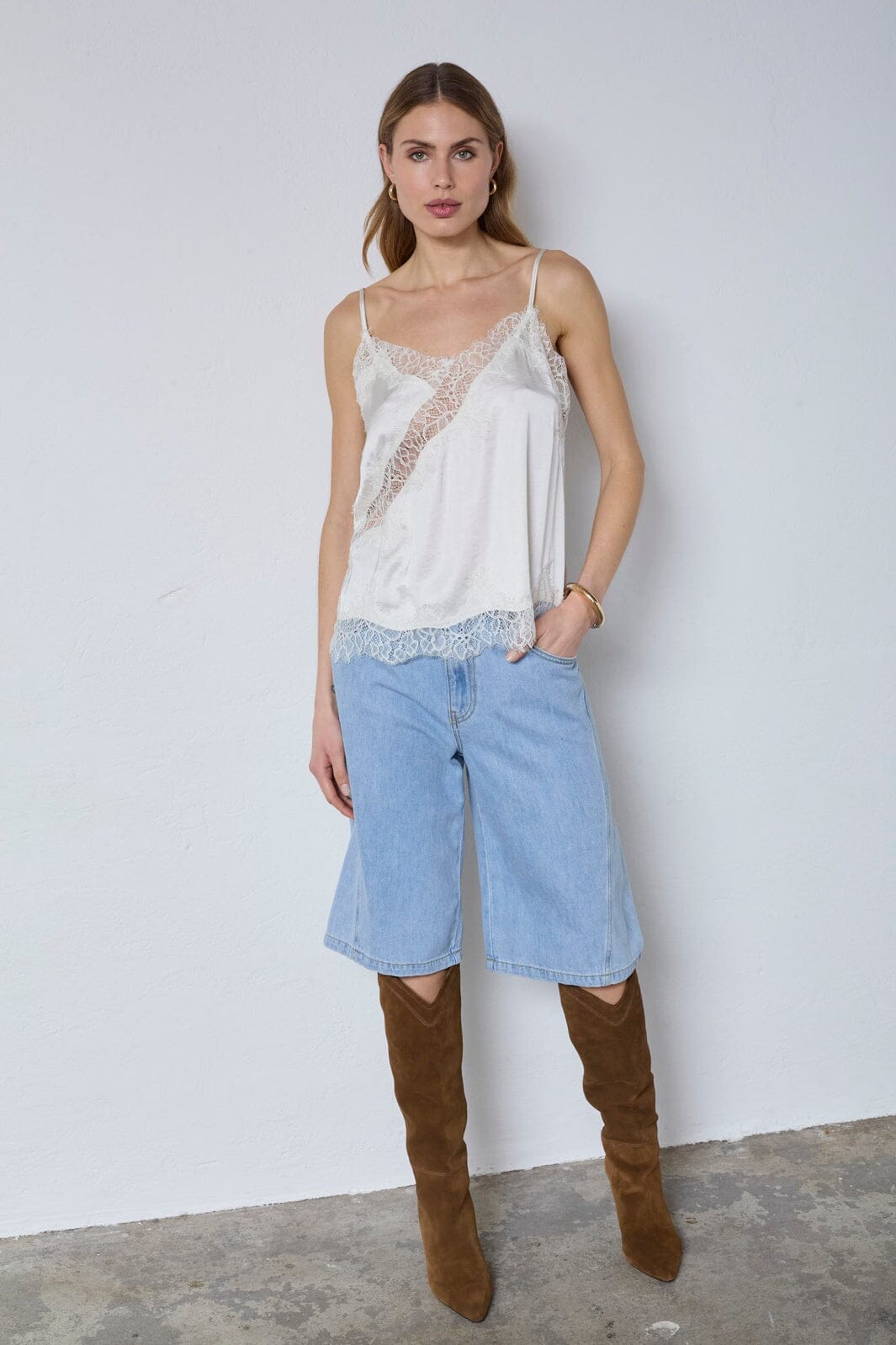 Co´Couture - Iduncc Lace Top 45166 - 11 - Off White