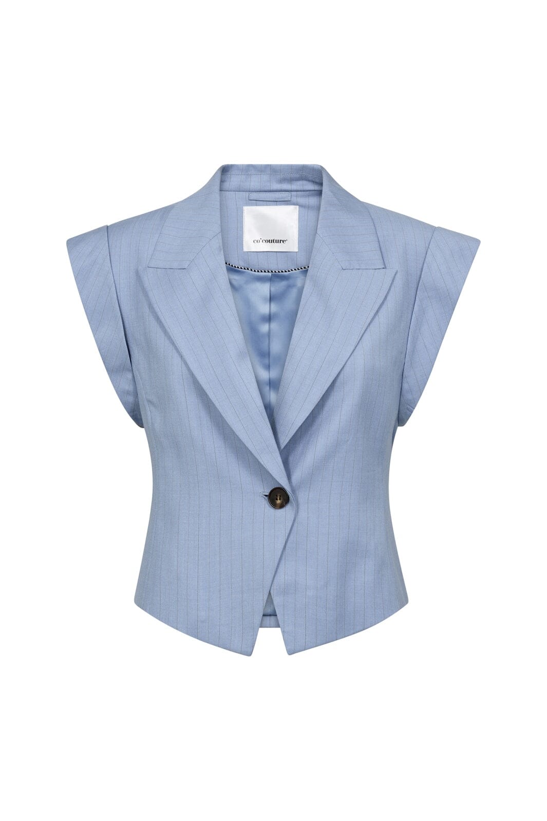 Co´Couture - Kianacc Pin Vest 40027 - 23 - Pale Blue