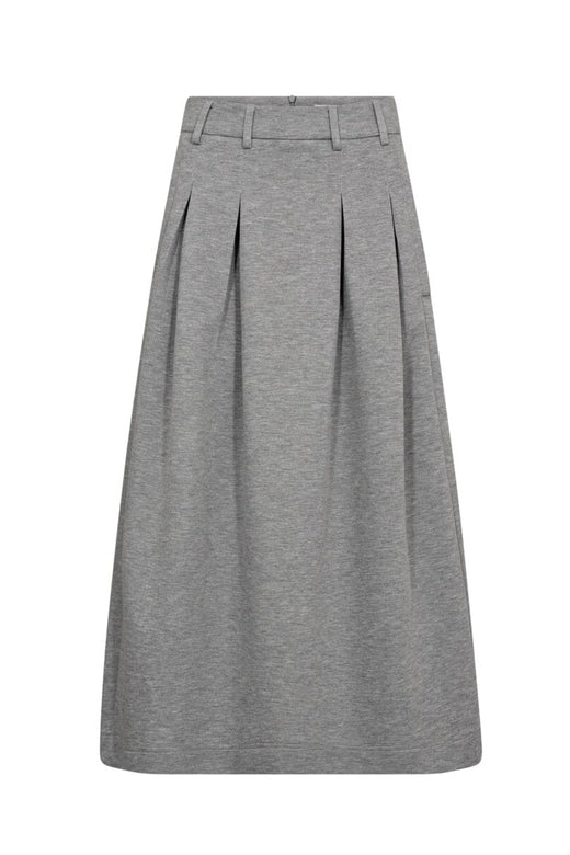 Co´Couture - Lancecc Pleat Skirt 44015 - 57 - Grey Melange