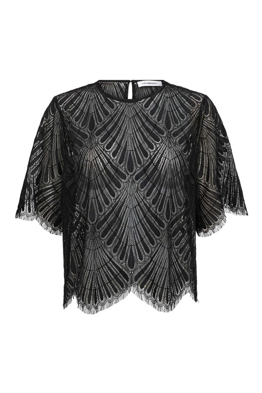 Co´Couture - Leticc Lace Blouse 500805 - 65001 - Black