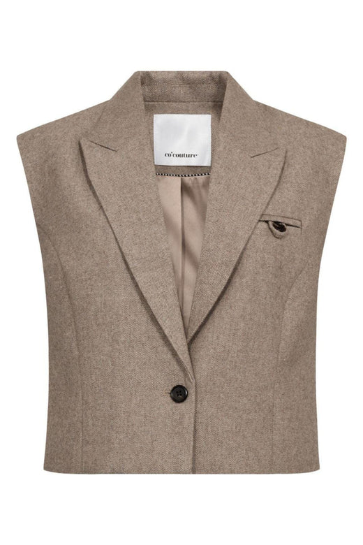 Co´Couture - Meeracc Vest 30348 - 154 - Walnut Veste 