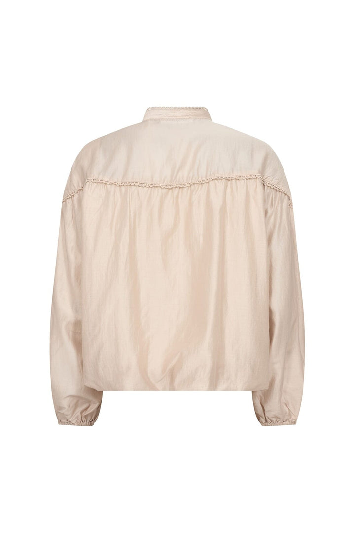 Co´Couture - Melincc Balloon Lace Shirt 500606 - 20011 - Champagne