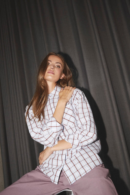 Co´Couture - Mileycc Oversize Shirt 45036 - 23 - Pale Blue