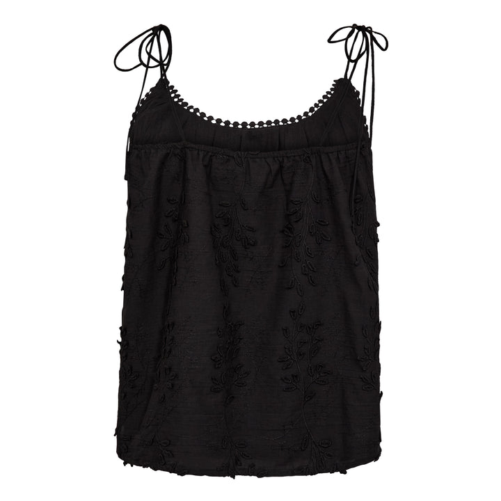 Co´Couture - Nessacc Singlet 33155 - 96 - Black T-shirts 