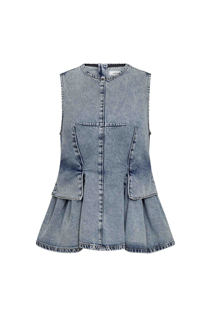 Co´Couture - Pancycc Denim Top 43008 - 114 - Fade Denim