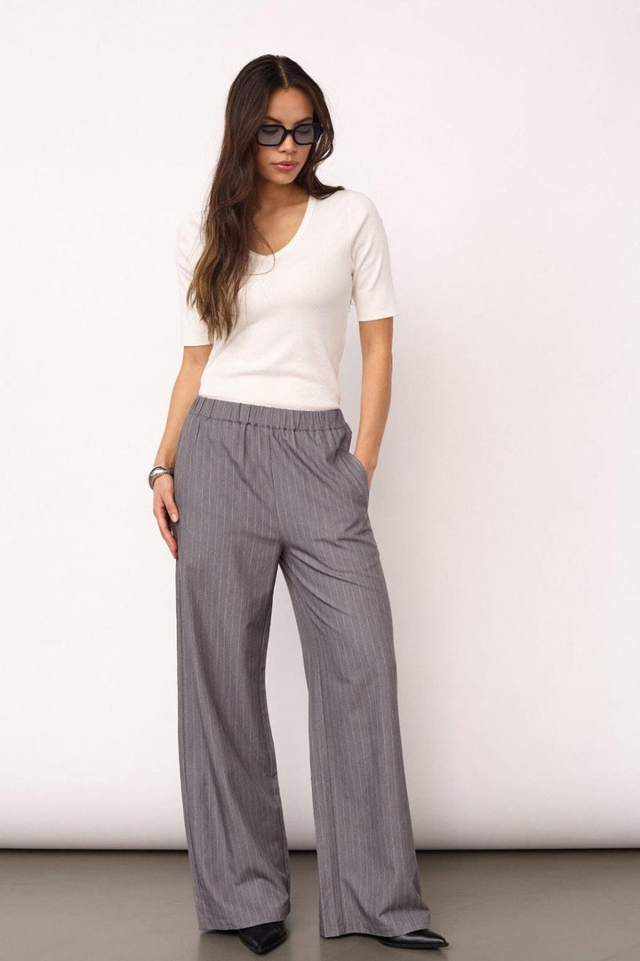 Co´Couture - Pennycc Pin Pant 500347 - 65003 - Mid Grey Bukser 