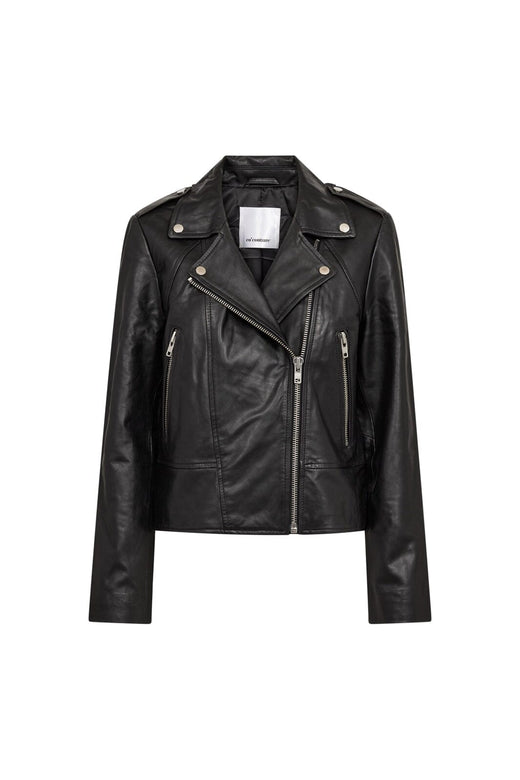Co´Couture - Phoebecc Leather Biker Jacket 500415 - 65001 - Black