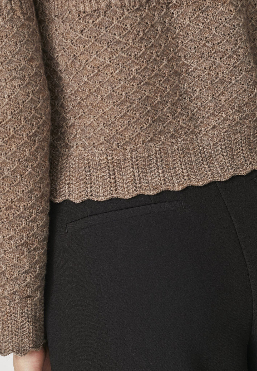 Co´Couture - Pointellecc New Cardigan 32245 - 154 - Walnut Cardigans 