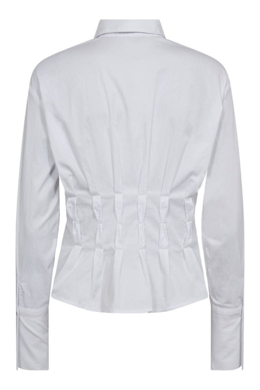 Co´Couture - Poppycc Pleat Waist Shirt 35174 - 4000 - White