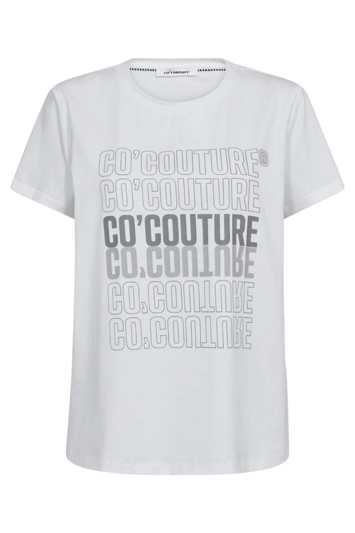 Co´Couture - Reflectioncc Coco Tee 33189 - 4000 - White