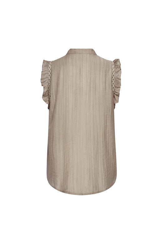 Co´Couture - Reggiecc Frill Top 45120 - 2006 - Taupe
