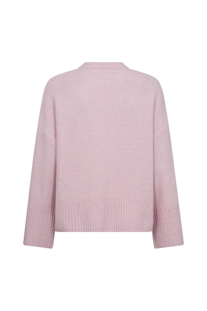 Co´Couture - Rogercc O-Neck Knit 32196 - 4543 - Pale Pink