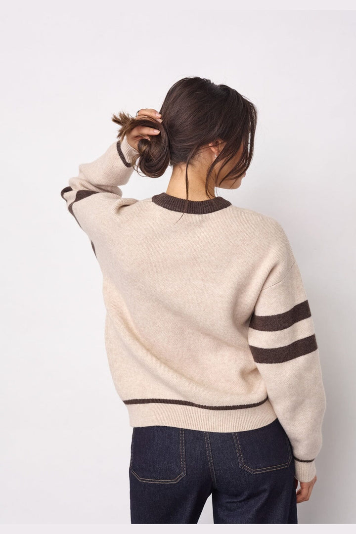 Co´Couture - Rowcc Coco Logo Knit 500085 - 10003 - Creme