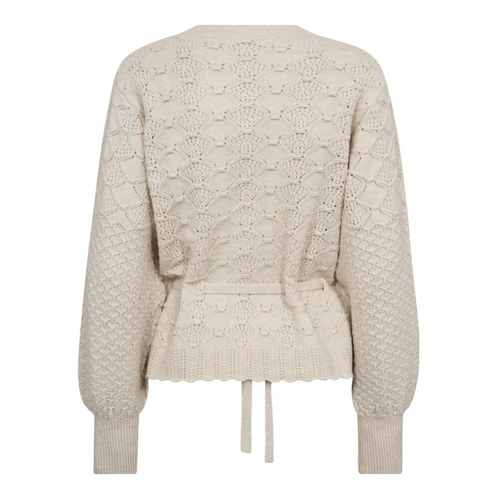 Co´Couture - Rowcc Pointelle Tie Cardigan 32241 - 4021 - Ivory Cardigans 