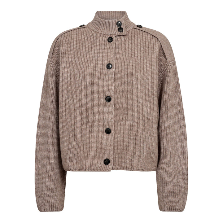 Co´Couture - Rowcc Utility Cardigan 500123 - 20014 - Mink Cardigans 