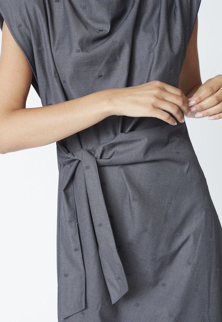 Co´Couture - Sagacc Long Dress 46013 - 139 - Mid Grey Kjoler 