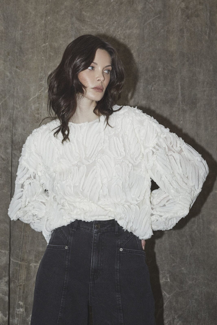 Co´Couture - Shaniacc Fluffy Blouse 35889 - 11 - Off White