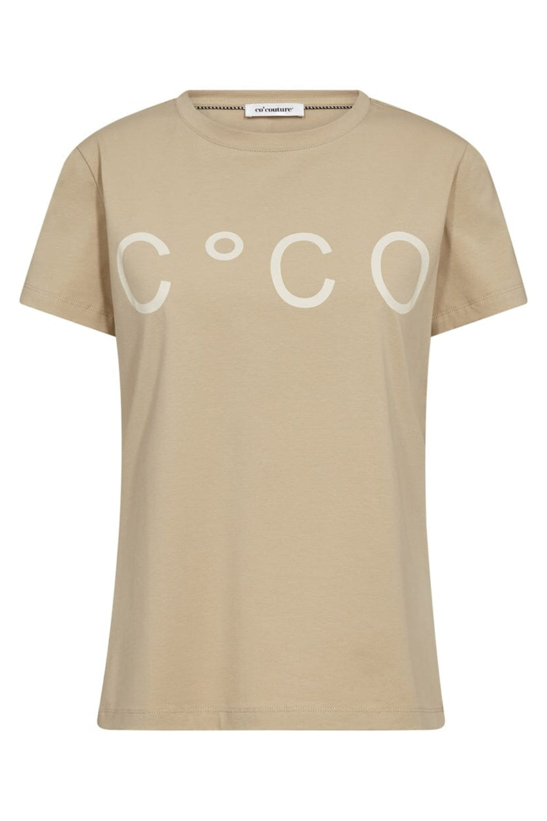 Co´Couture - Signaturecc New Tee 33200 - 320 - Bisquit