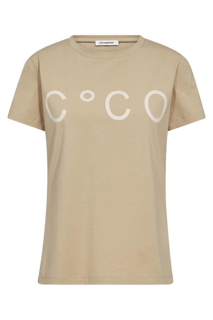 Co´Couture - Signaturecc New Tee 33200 - 320 - Bisquit