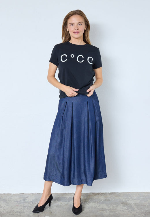 Co´Couture - Signaturecc New Tee 33200 - 96 - Black T-shirts 