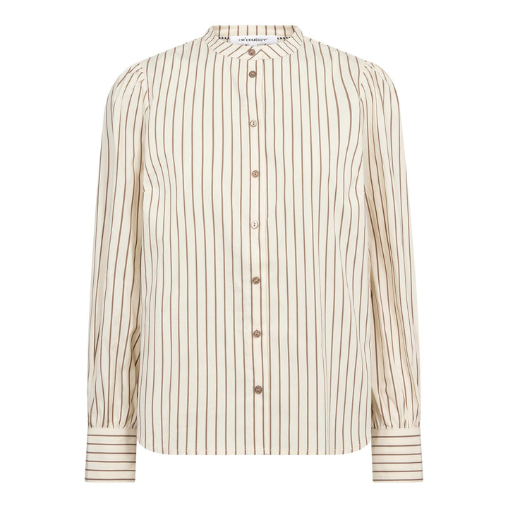 Co´Couture - Sigridcc Stripe Shirt 500198 - 10006 - Bone Skjorter 