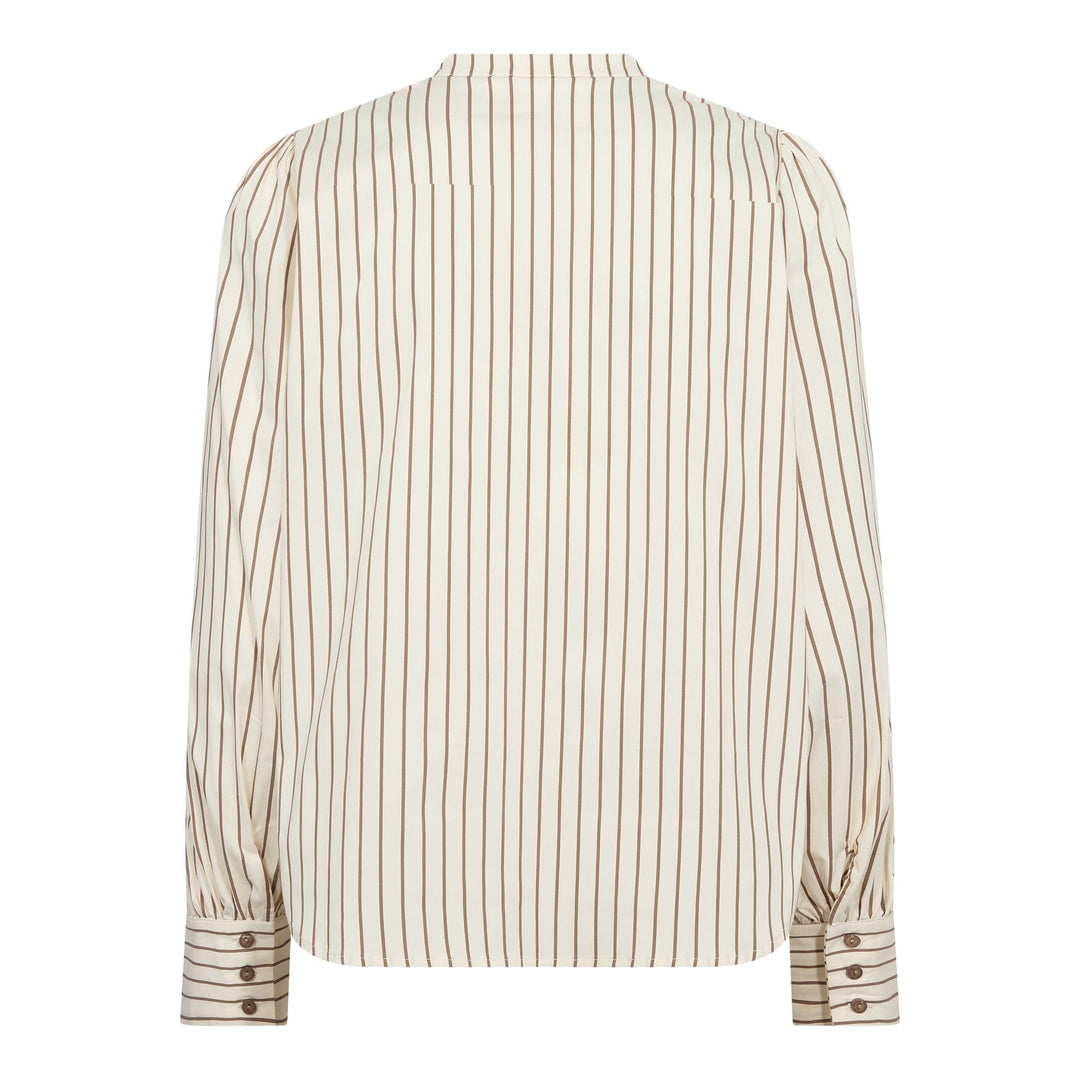 Co´Couture - Sigridcc Stripe Shirt 500198 - 10006 - Bone Skjorter 