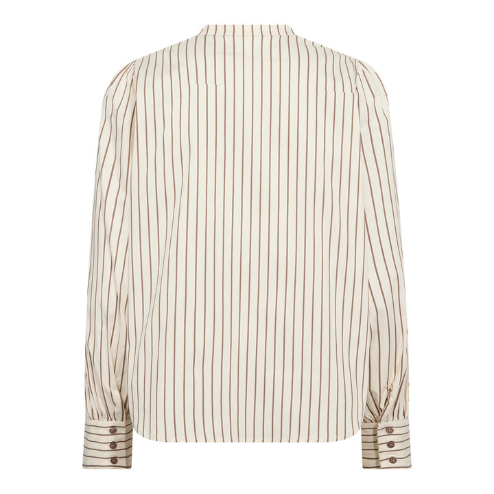 Co´Couture - Sigridcc Stripe Shirt 500198 - 10006 - Bone Skjorter 