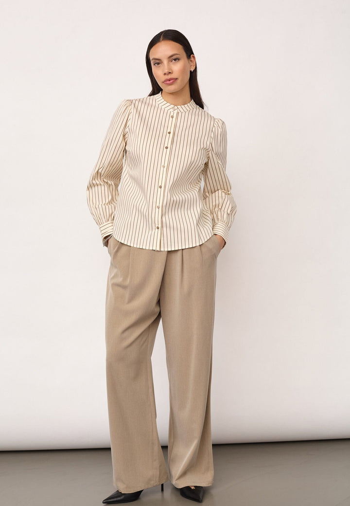Co´Couture - Sigridcc Stripe Shirt 500198 - 10006 - Bone Skjorter 