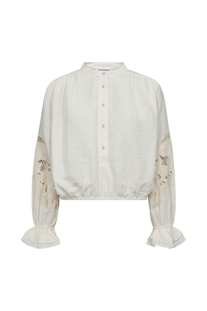 Co´Couture - Stinacc Emb Blouse 45078 - 11 - Off White