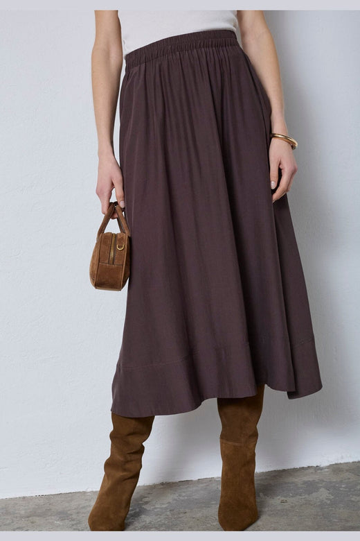 Co´Couture - Sunrisecc Skirt 44038 - 145 - Dark Brown
