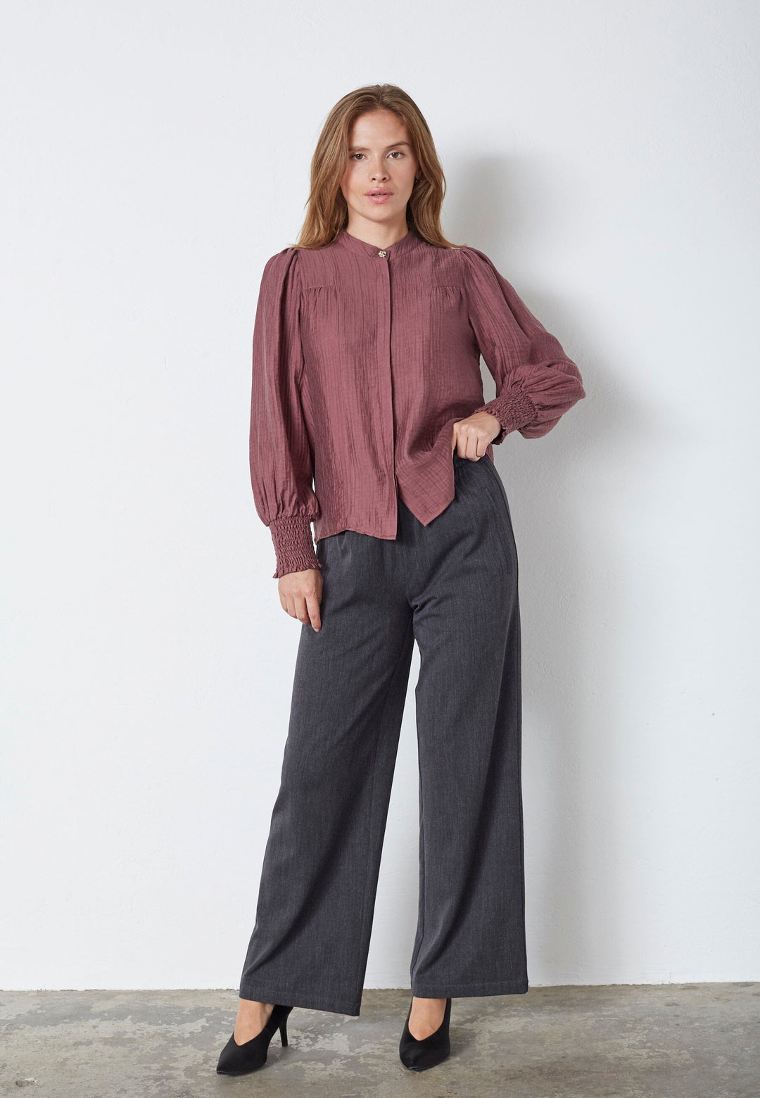 Co´Couture - Tassycc Shirt 35976 - 67 - Plum Skjorter 