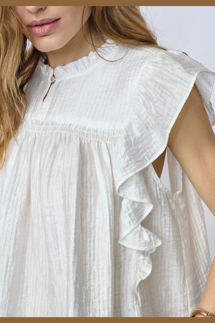 Co´Couture - Tassycc Top 45162 - 4000 - White