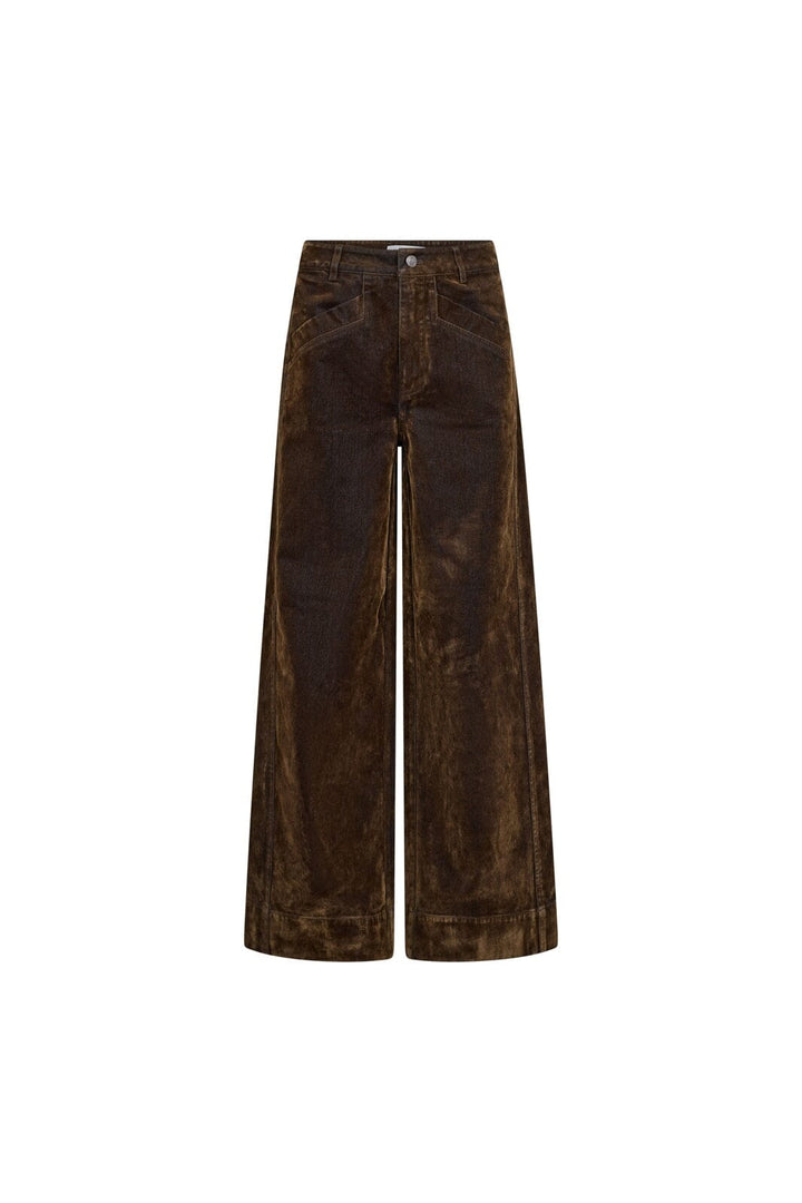 Co´Couture - Teffycc Wide Pant 500356 - 60005 - Dark Army