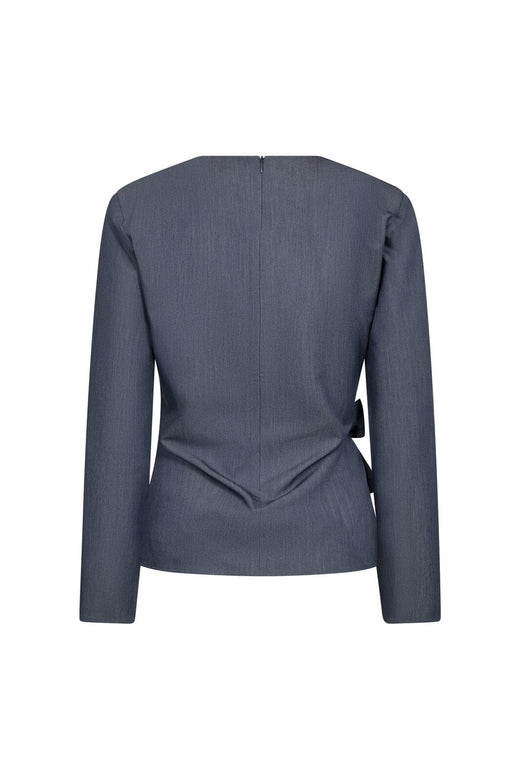 Co´Couture - Tengacc Pleat Blouse 45043 - 586 - Dusty Blue